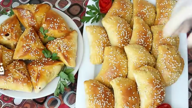Photo of بالفيديو .. فطائر بالجبنة واللحمة المفرومة بالعجينة القطنية للفطور والعشاء