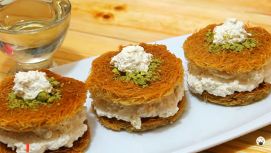 Photo of بالفيديو ..كنافة خشنة بالقشطة بأفضل طريقة و أطيب مذاق