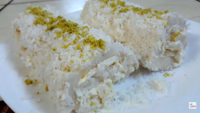 Photo of بالفيديو ..طريقة عمل حلوى لقمة الباشا باسهل طريقة