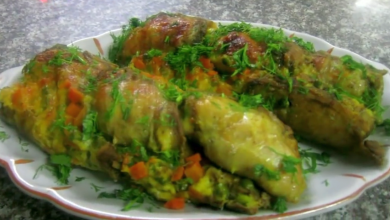 Photo of بالفيديو .. طريقة تحضير رول فخاد دجاج محشي و مشوي بالفرن