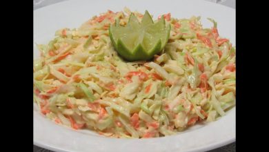 Photo of سلطة الكول سلو سلطة المطاعم الامريكية بالملفوف (فيديو)