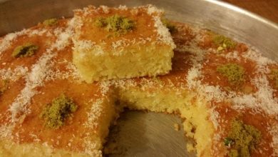 Photo of بسبوسة السبع كاسات بطريقه سهله وطعم خرافي (فيديو)