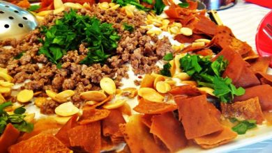 Photo of طريقة عمل فتة مكدوس بالزبادي