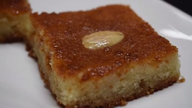 Photo of طريقة عمل البسبوسة في المنزل وسر نجاحها (فيديو)