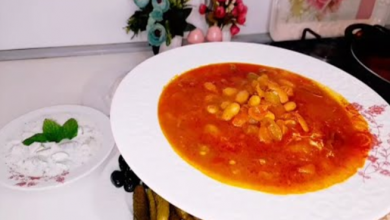 Photo of فاصولياء حب بيضاء بدون لحمة سهلة و خفيفة و شهية