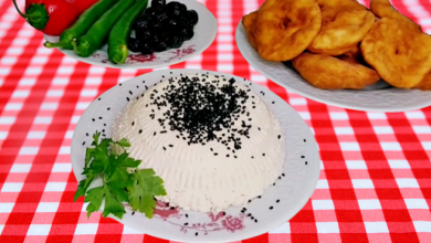 Photo of جبنة شركسية و خبز شالاما بطريقة تحضير سهلة و مكونات بسيطة