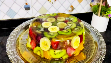 Photo of كيكة جيلي الفواكة سهلة التحضير و النتيجة شكل و طعم رووعة