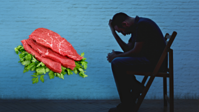 Photo of دراسة : التخلي عن اللحوم و المنتجات الحيوانية قد يسبب الاكتئاب
