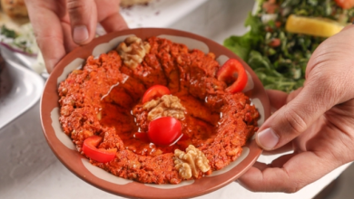 Photo of من المحمرة إلى المجدرة .. 4 مأكولات عربية في قائمة ” Taste Atlas ” لألذ 10 أطباق نباتية في العالم